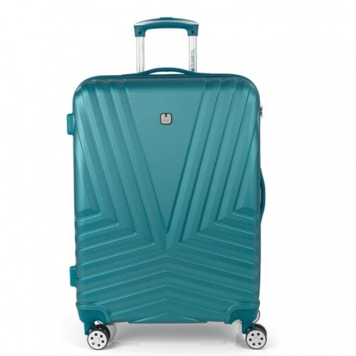Середня пластикова валіза 57 л Gabol Atlanta Turquoise