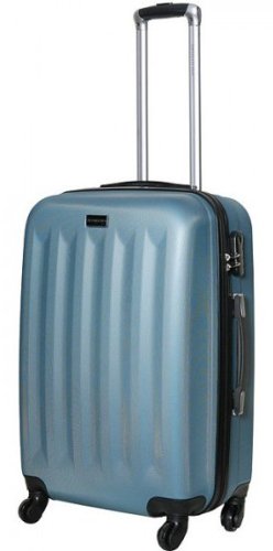 Средний пластиковый чемодан 64 л Vip Collection Benelux 24 Blue