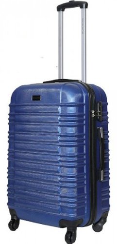 Средний пластиковый чемодан 64 л Vip Collection Nevada 24 Blue Средний пластиковый чемодан 64 л Vip Collection Nevada 24 Blue