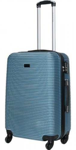 Середня пластикова валіза 64 л Vip Collection Sierra Madre 24 Blue