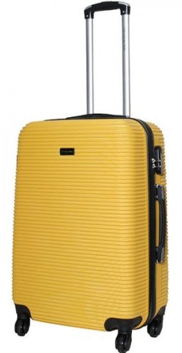 Середня пластикова валіза 64 л Vip Collection Sierra Madre 24 Yellow