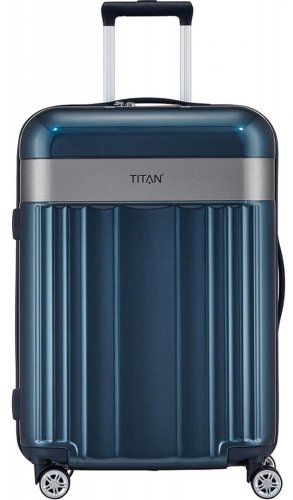 Середня пластикова валіза 69 л Titan Spotlight Flash North Sea
