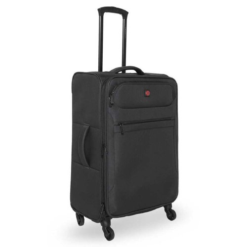 Середня тканинна валіза Swissbrand Hamilton на 66 л вагою 3,2 кг Сірий Середня тканинна валіза Swissbrand Hamilton на 66 л вагою 3,2 кг Сірий
