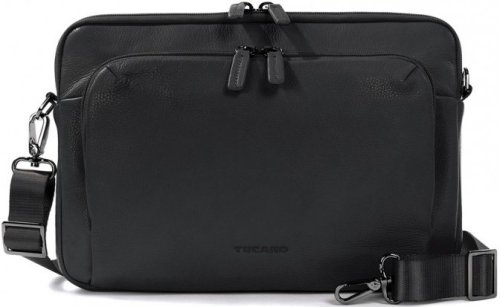 Шкіряна сумка Tucano One Premium sleeve 11" Black (чорна)