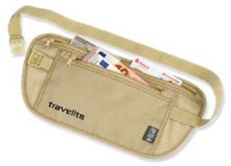 Сумка на пояс для документов Travelite Accessories, бежевый