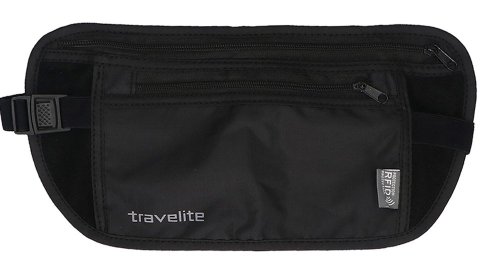 Сумка на пояс для документов Travelite Accessories, черный