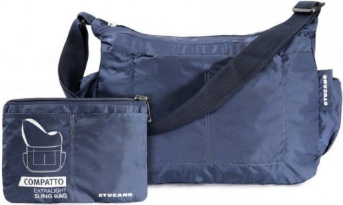 Сумка розкладна Tucano COMPATTO XL SLING BAG PACKABLE (синя) Сумка розкладна Tucano COMPATTO XL SLING BAG PACKABLE (синя)