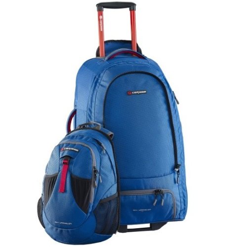 Сумка-рюкзак на колесах 60 л Caribee Europa Atlantic Blue
