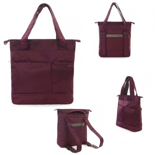 Сумка-рюкзак Tucano Piu Shopper Bag для ноутбука 13-14" (бордо)