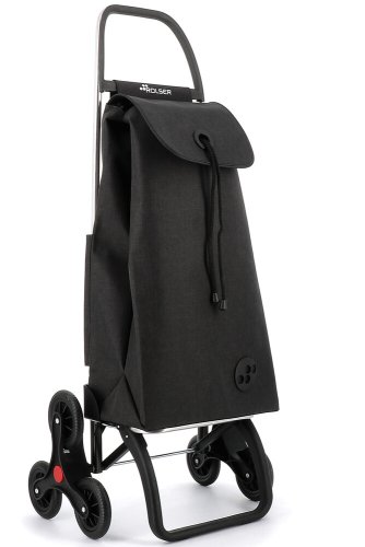 Сумка-тележка Rolser I-Max Tweed на 6-ти колесах Черная