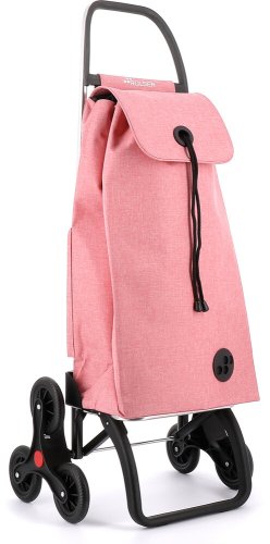 Сумка-тележка Rolser I-Max Tweed на 6-ти колесах Розовая