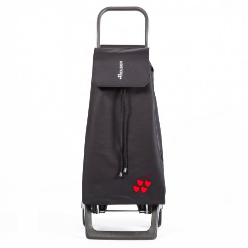 Сумка-візок Rolser Jet MF Cherry Joy на 40 л Чорна