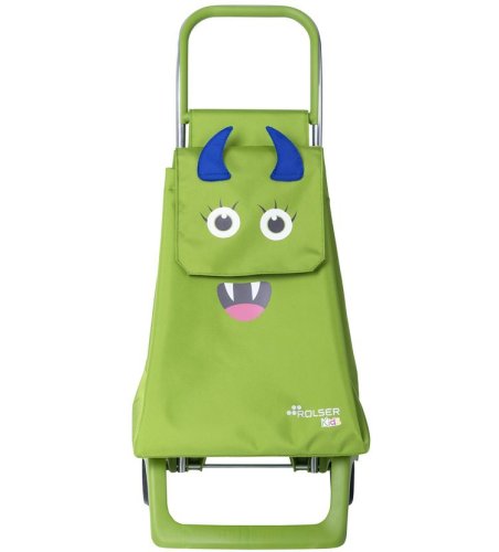 Сумка-тележка Rolser Monster Kid с нагрузкой до 50 кг Зеленый