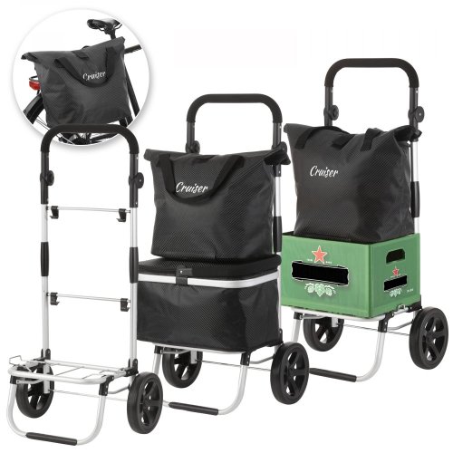 Сумка-тележка ShoppingCruiser 4 в 1 черного цвета Сумка-тележка ShoppingCruiser 4 в 1 черного цвета