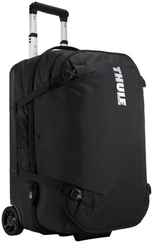 Сумка три в одному Thule Subterra 56 л на колесах чорний