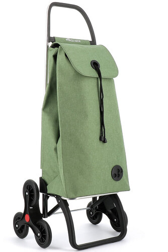Складная сумка-тележка Rolser I-Max Tweed – 43 л, 2,74 кг Зеленая
