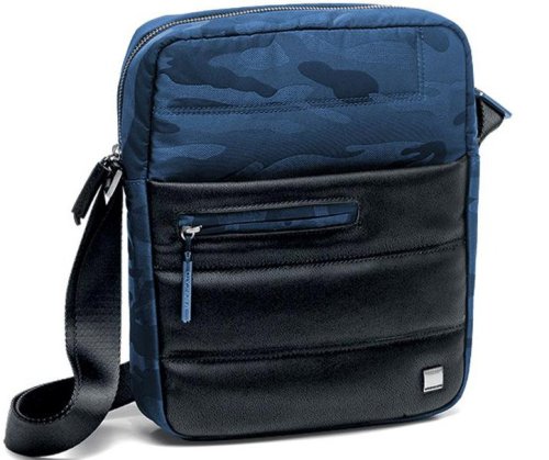 Сумочка через плече 10" Roncato Boston Crossover Bag Camouflage blue