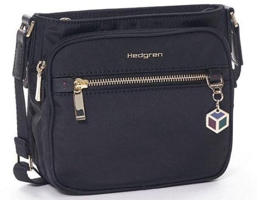 Сумочка через плече 2.83 л Hedgren Premium Charm Crossover Magic S Black