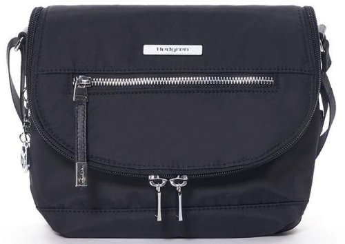 Сумочка через плечо 4.12 л Hedgren Aura Crossover Medium Shimmer Black