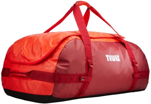 Thule Chasm 130 л дорожня сумка-рюкзак з брезенту червона