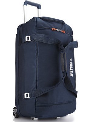 THULE Crossover Rolling Duffel 87 л дорожня сумка з нейлону на 2-х колесах темно-синя THULE Crossover Rolling Duffel 87 л дорожня сумка з нейлону на 2-х колесах темно-синя