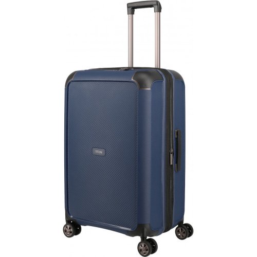 Titan Compax 75/83 л чемодан из полипропилена на 4 колесах синий Titan Compax 75/83 л чемодан из полипропилена на 4 колесах синий