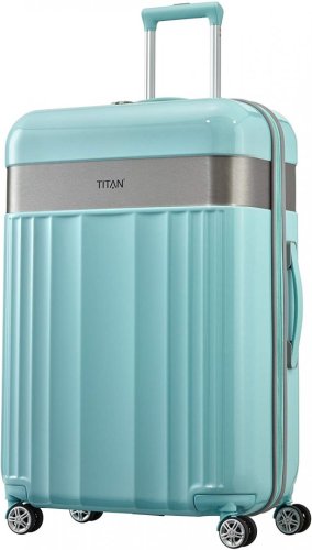 Titan Spotlight 99 л валіза з ABS пластику на 4-х колесах бірюзова