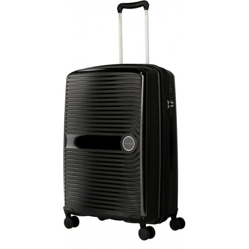 Travelite CERIS 72/83 л валіза з поліпропілену на 4 колесах чорна