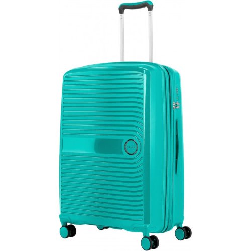 Travelite CERIS 72/83 л валіза з поліпропілену на 4 колесах зелена