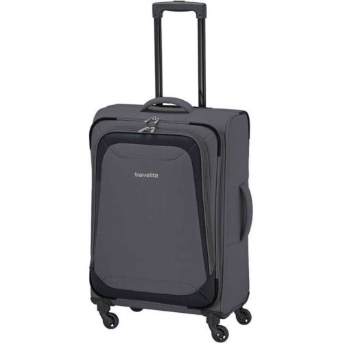 Travelite Naxos 61 л валіза з поліестеру на 4-х колесах антрацит Travelite Naxos 61 л валіза з поліестеру на 4-х колесах антрацит