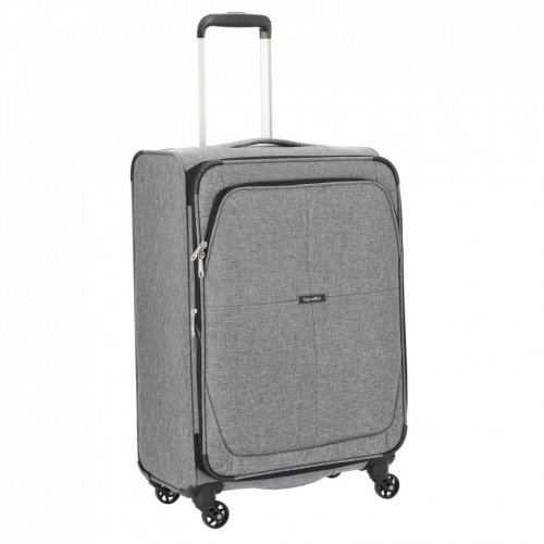 Travelite Nida Anthracite 98/112 л валіза з поліестеру на 4 колесах сіра
