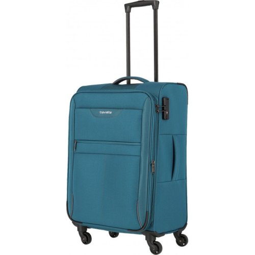 Travelite SUNNY BAY 60/70 л чемодан из полиэстера на 4 колесах синий