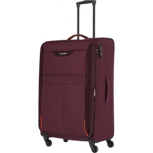 Travelite SUNNY BAY 86/98 л валіза з поліестеру на 4 колесах вишнева