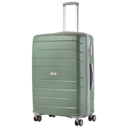 TravelZ Big Bars (L) Olive Green 106 л валіза з поліпропілену на 4 колесах зелений