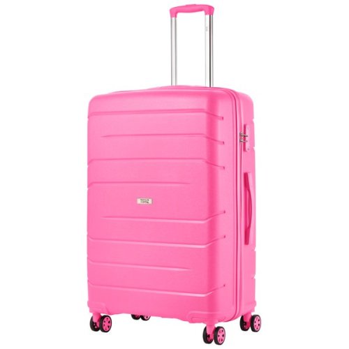 TravelZ Big Bars (L) Pink 106 л валіза з поліпропілену на 4 колесах рожева
