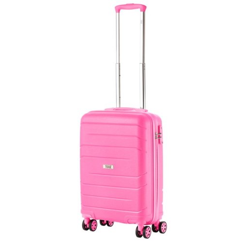 TravelZ Big Bars (S) Pink 35 л чемодан из полипропилена на 4 колесах розовый