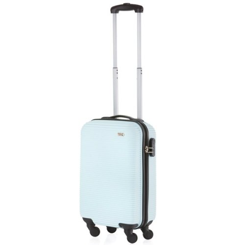 TravelZ Horizon (S) Baby Blue 35 л чемодан из пластика на 4 колесах светло-голубой