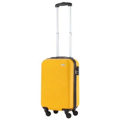 TravelZ Horizon (S) Ocher 35 л валіза із пластику на 4 колесах жовта TravelZ Horizon (S) Ocher 35 л валіза із пластику на 4 колесах жовта