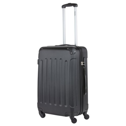 TravelZ Light (M) Black 66 л чемодан из пластика на 4 колесах черный TravelZ Light (M) Black 66 л чемодан из пластика на 4 колесах черный
