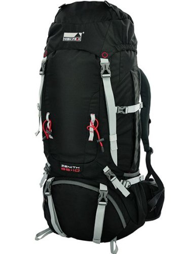 Туристичний рюкзак High Peak Zenith 55+10 (Black)