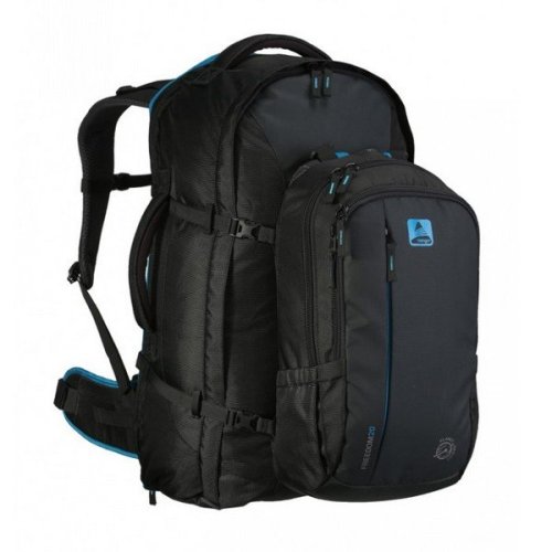 Vango Freedom II 60+20 л рюкзак туристический из полиэстера серый с синим