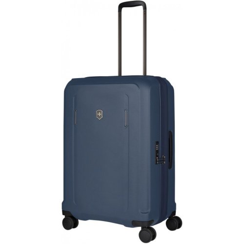 Victorinox Travel WERKS TRAVELER 6.0 HS 75/84 л валіза з полікарбонату на 4 колесах синя Victorinox Travel WERKS TRAVELER 6.0 HS 75/84 л валіза з полікарбонату на 4 колесах синя