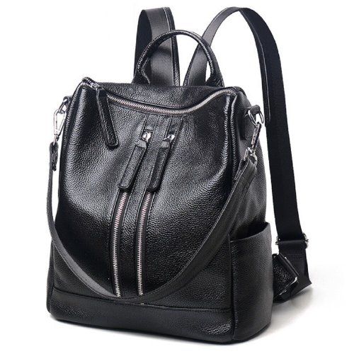 Жіночий рюкзак із натуральної шкіри Olivia Leather Чорний Жіночий рюкзак із натуральної шкіри Olivia Leather Чорний
