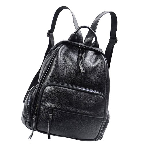 Женский рюкзак Olivia Leather из натуральной кожи Черный Женский рюкзак Olivia Leather из натуральной кожи Черный