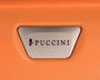 Малый чемодан из пластика на 4-х колесах 37,5 л PUCCINI PARIS оранжевый