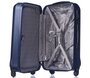 Средний чемодан из пластика на 4-х колесах 68 л PUCCINI PARIS темно-синий