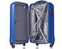 Комплект валіз із пластику на 4-х колесах PUCCINI PARIS синій