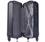 Комплект валіз із пластику на 4-х колесах PUCCINI PARIS чорний