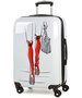 Средний чемодан на 4-х колесах 63 л Rock MIRO Red Boots (M)