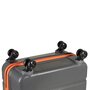 Средний чемодан 77 л Rock Meteor (M) Dark Grey/Orange